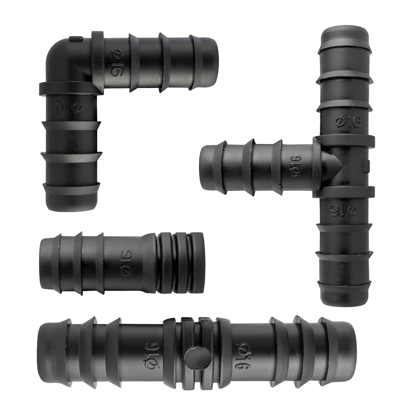Mix 1/2in Barb Connectors HOZ25 Drip Irrigation Fitting Pipe and Water Fitting